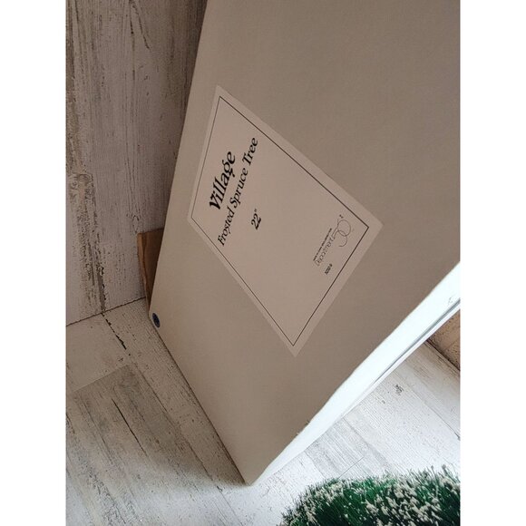 Dept 56 52329 frosted 22" spruce tree village accessory - Picture 8 of 8